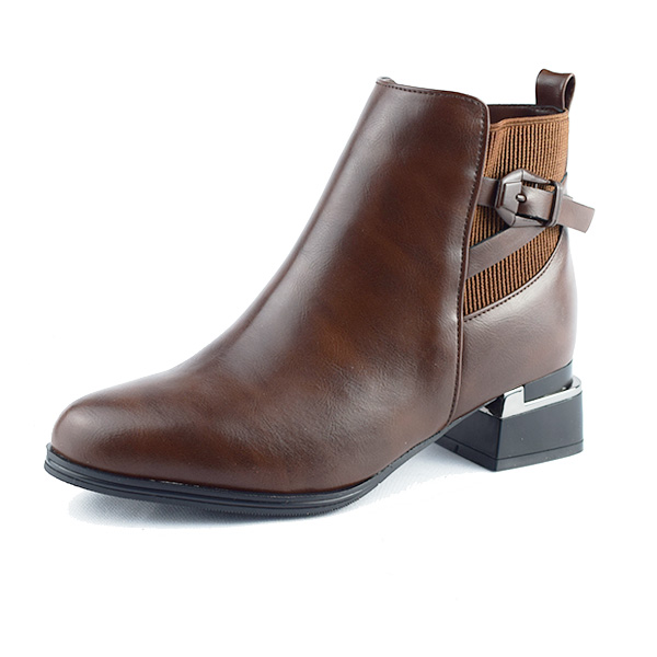 Bottine pour femme 3691 marron..........     Bottine femme Maroc